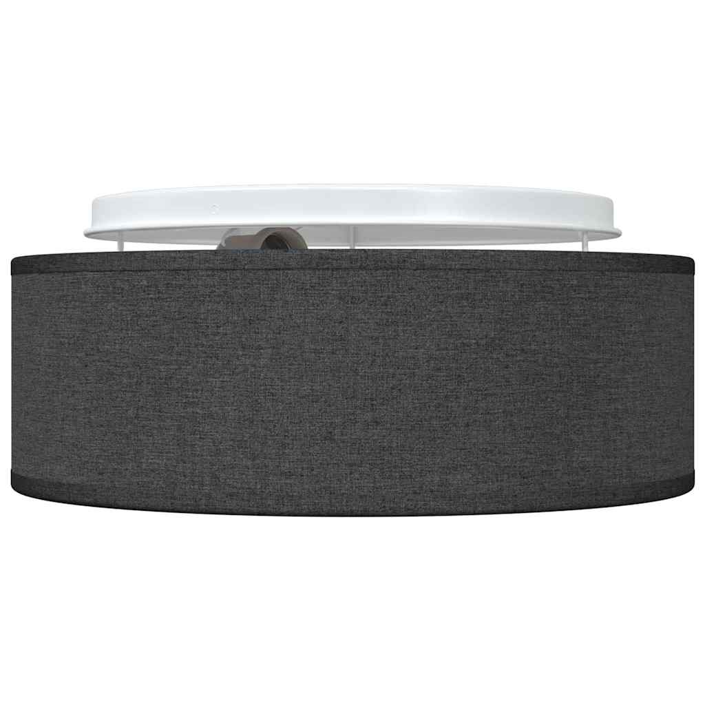 Taklampa Svart 30 x 13.5 cm tyg