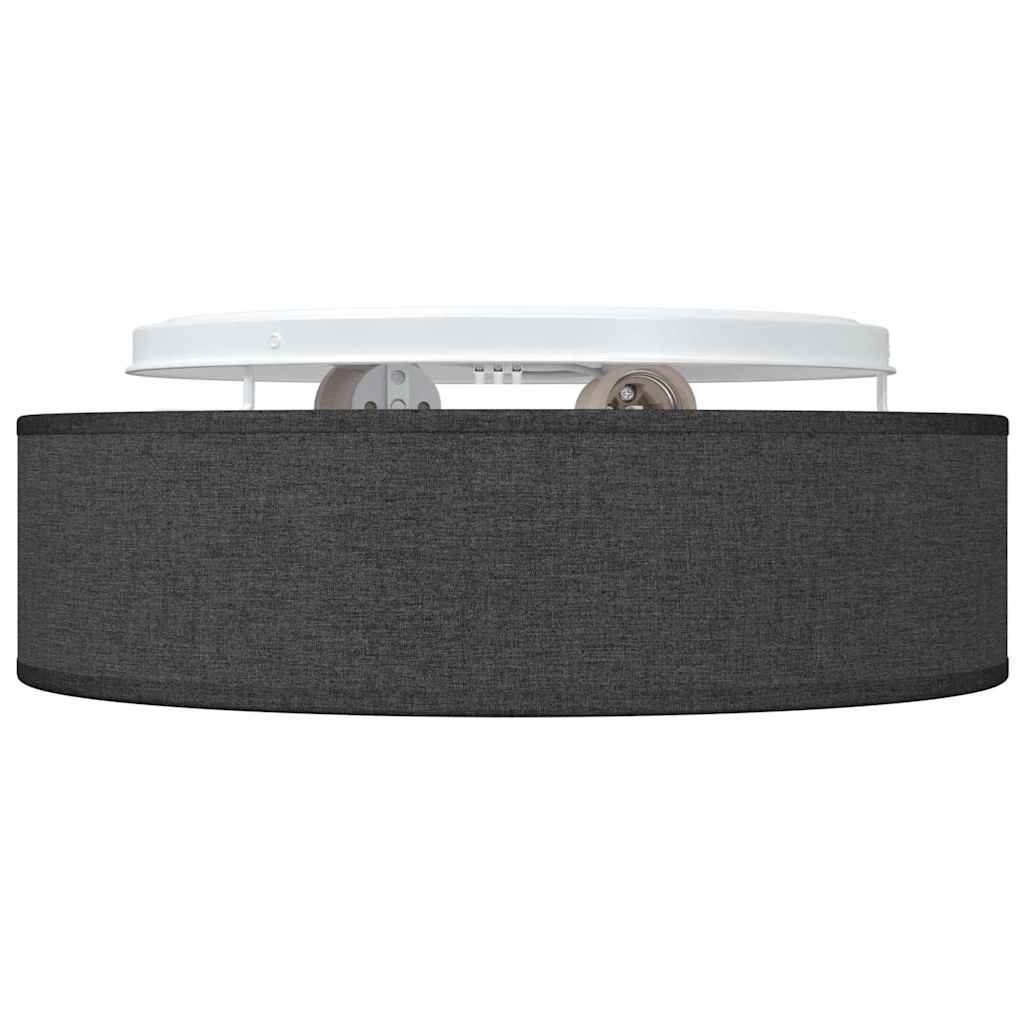 Taklampa Svart 38 x 13.5 cm tyg