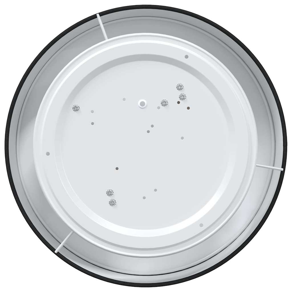 Taklampa Svart 38 x 13.5 cm tyg