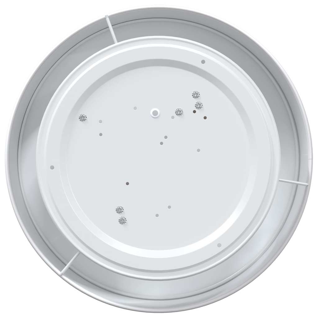 Taklampa Vit 38 x 13.5 cm tyg