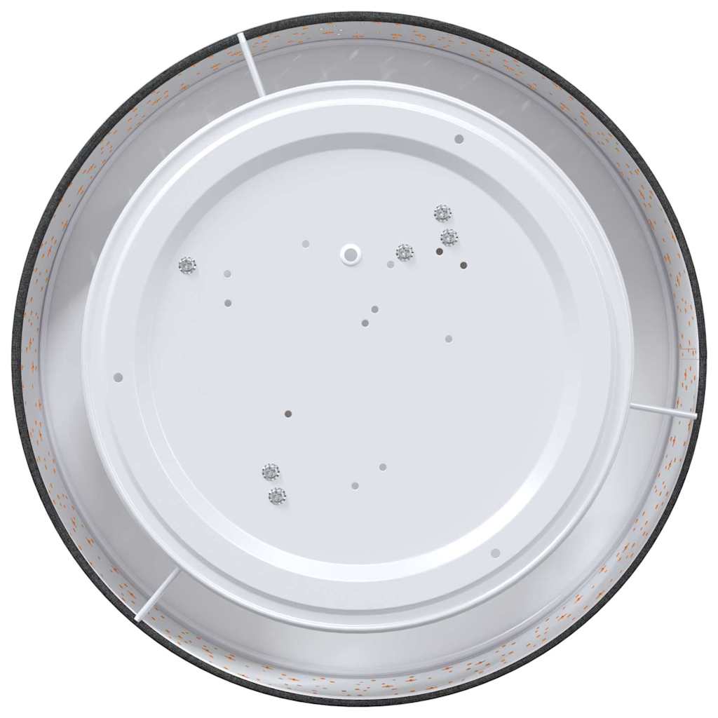 Taklampa Svart 38 x 13.5 cm tyg