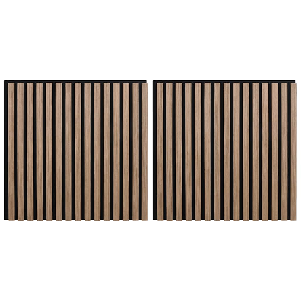 Akustiska väggpaneler 2 st lameller 60,5x60 cm ekfaner