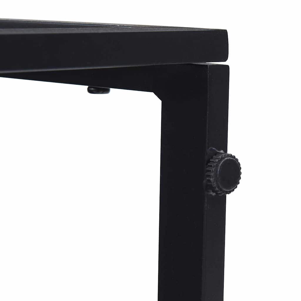 Utomhus Möbler Svart Aluminium