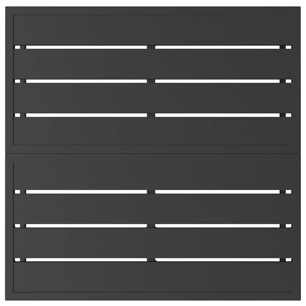 Utomhus Möbler Svart Aluminium