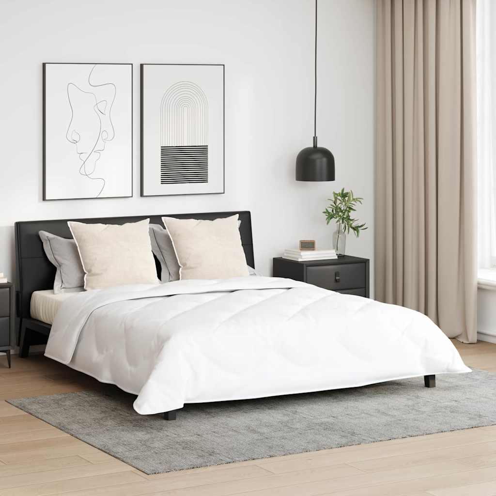 All-säsong Duvet med kudde 3 pcs Vit Mikrofiber