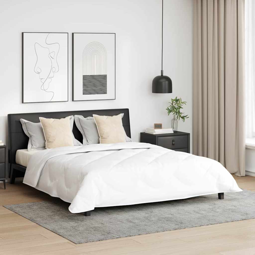 All-säsong Duvet med kudde 3 pcs Vit Mikrofiber