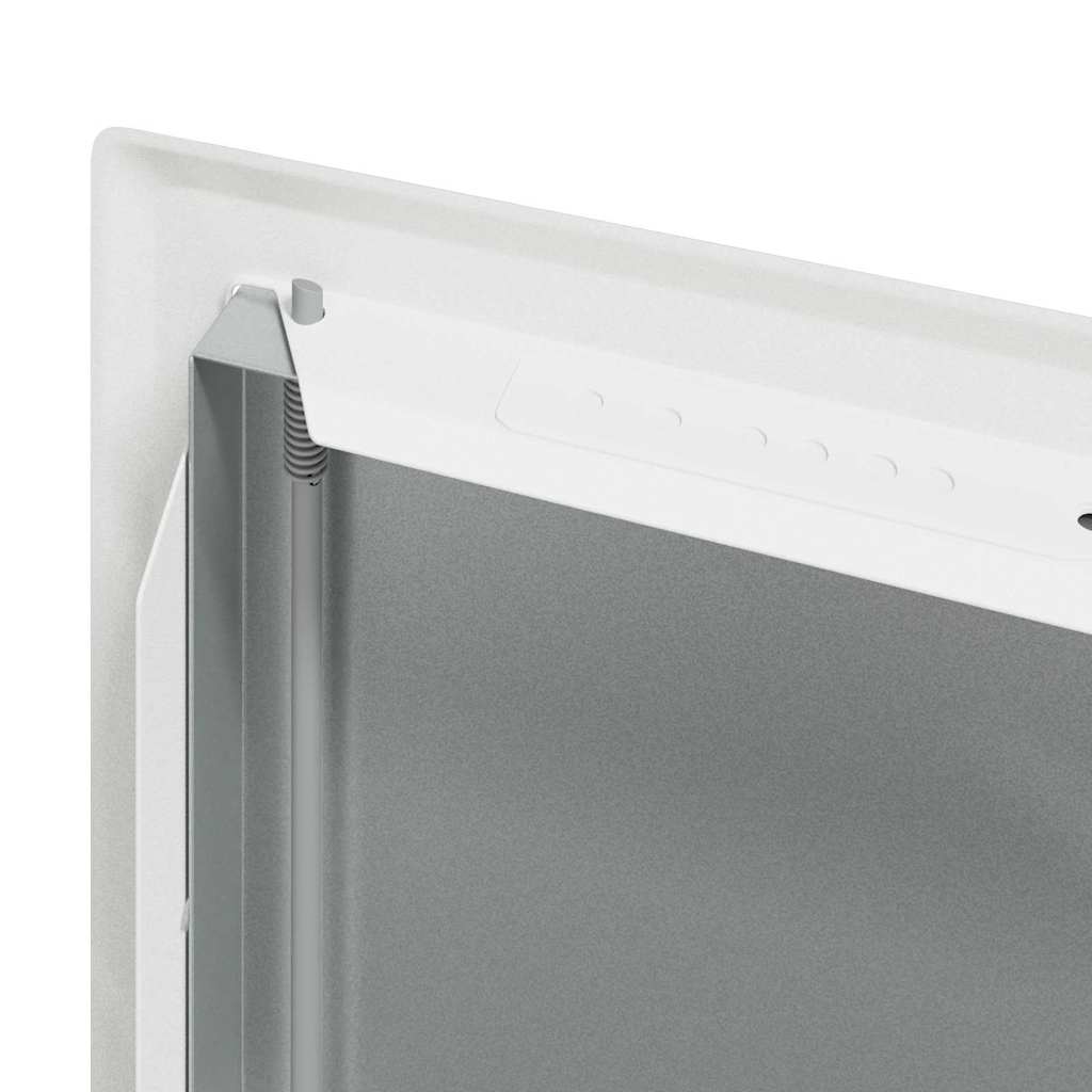 Åtkomstpanel 2 pcs Vit 20 x 20 cm Stål