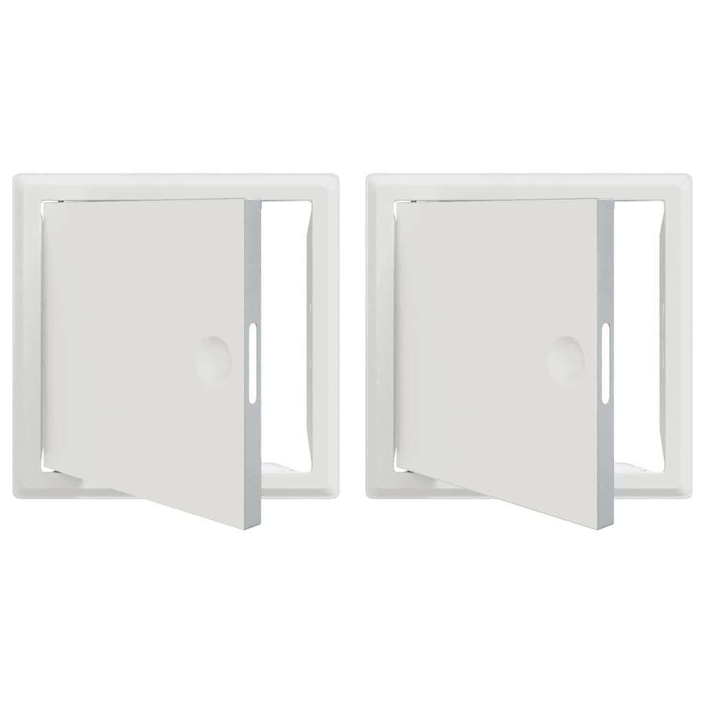 Åtkomstpanel 2 pcs Vit 20 x 20 cm Stål