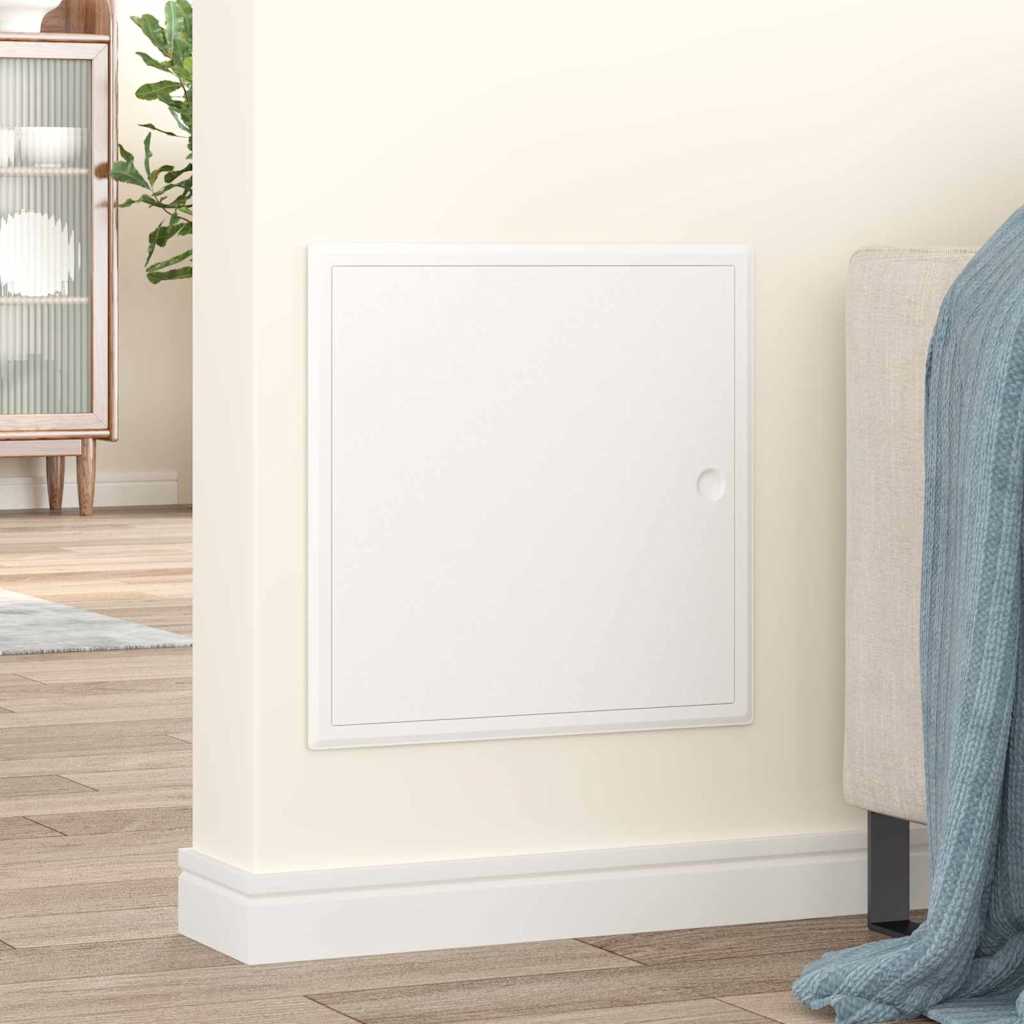 Åtkomstpanel Vit 40 x 40 cm Stål