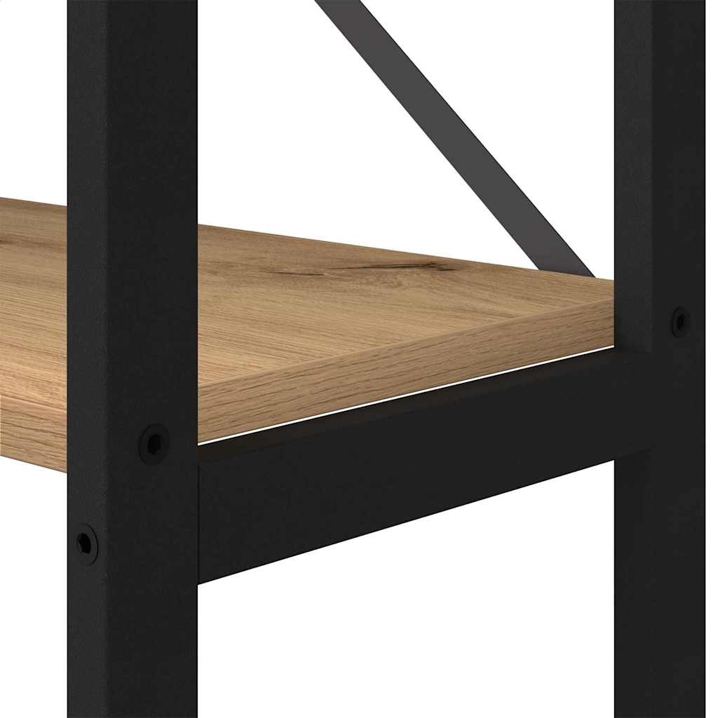 Bokhylla artisan ek 40 x 30 x 188 cm Konstruerat trä