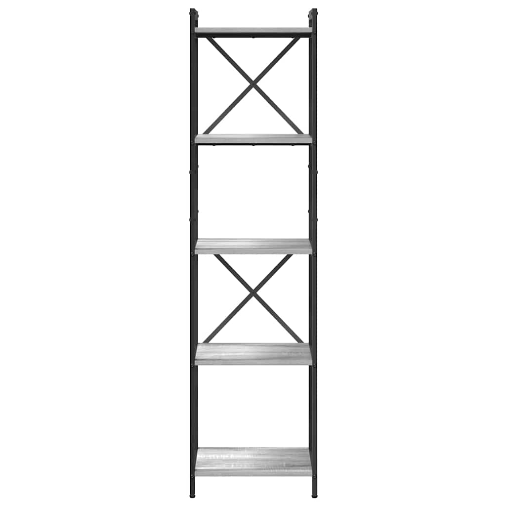 Bokhylla Grå sonoma 40 x 30 x 153 cm Konstruerat trä