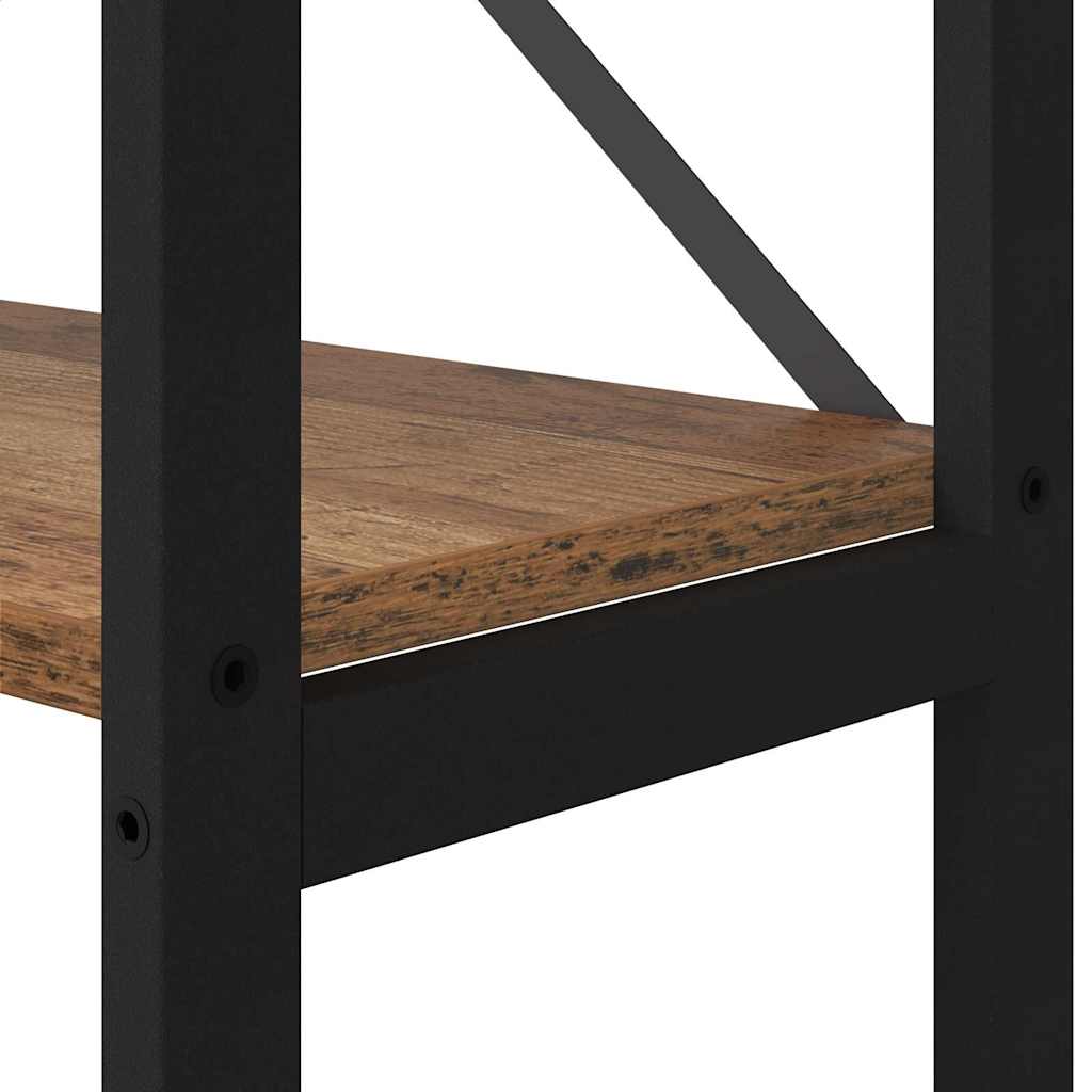 Bokhylla Gammalt trä 40 x 30 x 153 cm Konstruerat trä