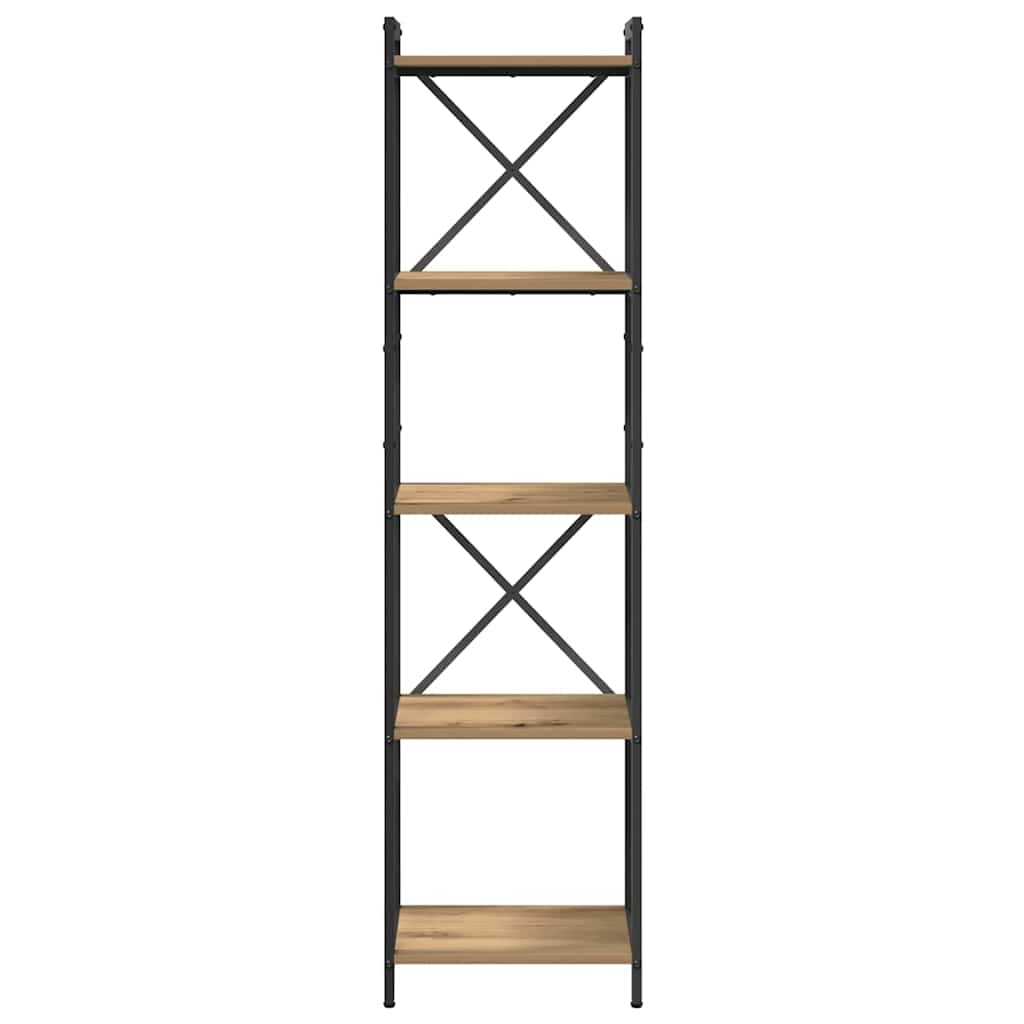 Bokhylla artisan ek 40 x 30 x 153 cm Konstruerat trä