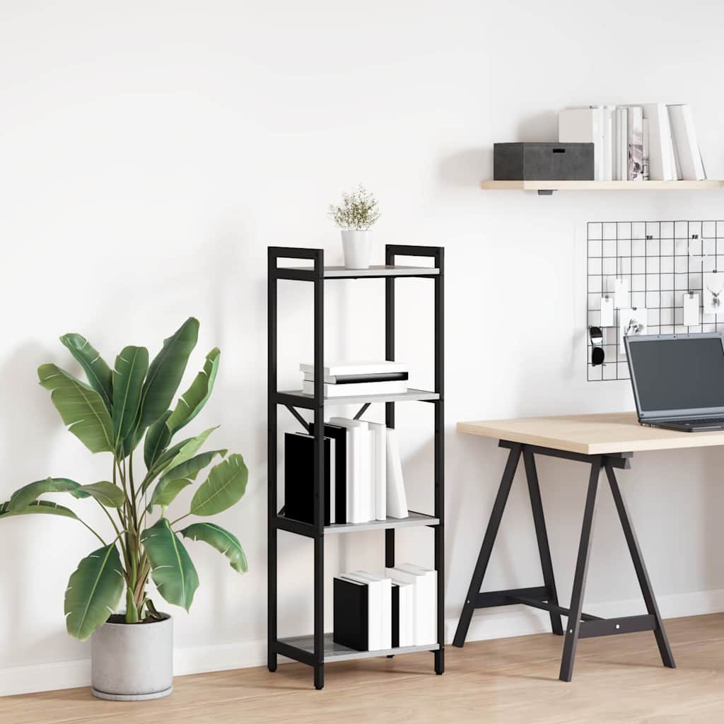 Bokhylla Grå sonoma 40 x 30 x 118 cm Konstruerat trä