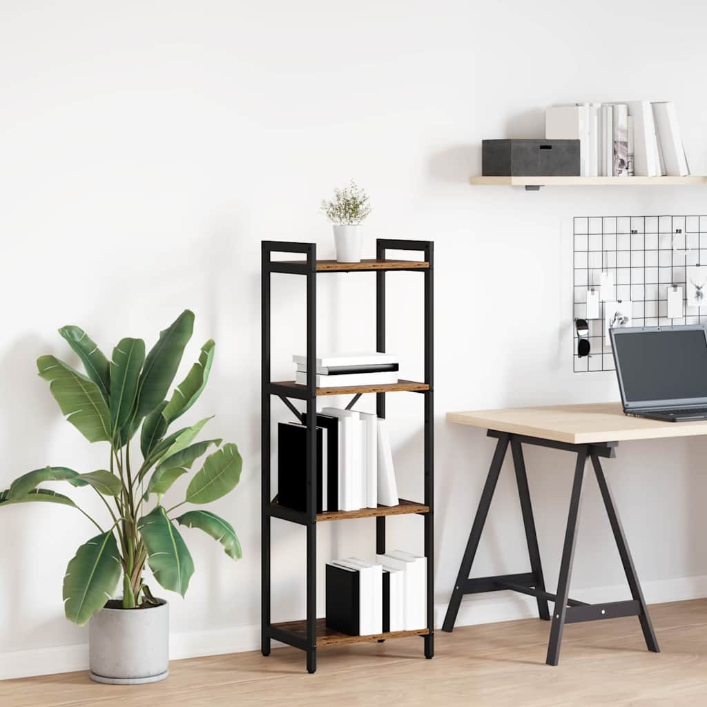 Bokhylla Gammalt trä 40 x 30 x 118 cm Konstruerat trä