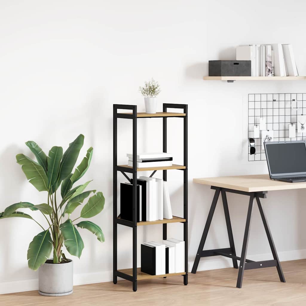 Bokhylla artisan ek 40 x 30 x 118 cm Konstruerat trä