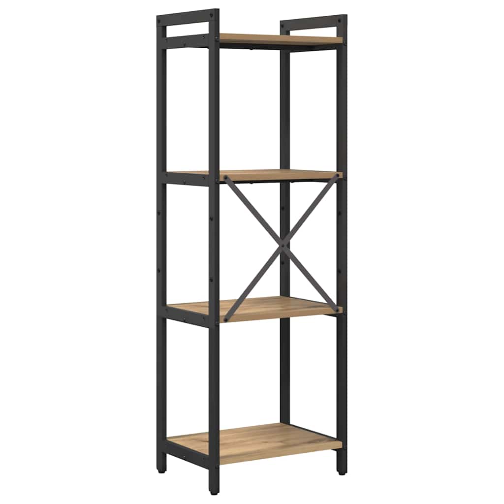 Bokhylla artisan ek 40 x 30 x 118 cm Konstruerat trä