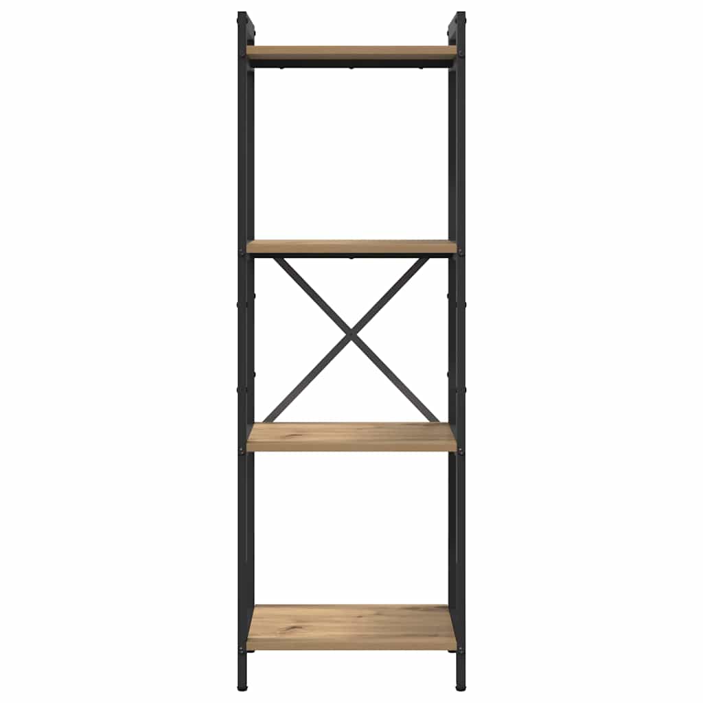 Bokhylla artisan ek 40 x 30 x 118 cm Konstruerat trä