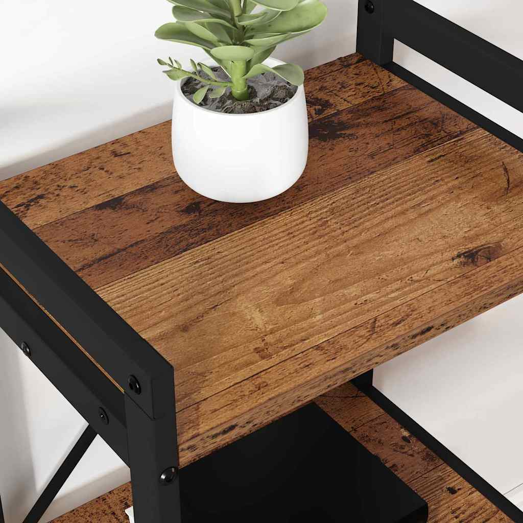 Bokhylla Gammalt trä 40 x 30 x 83 cm Konstruerat trä