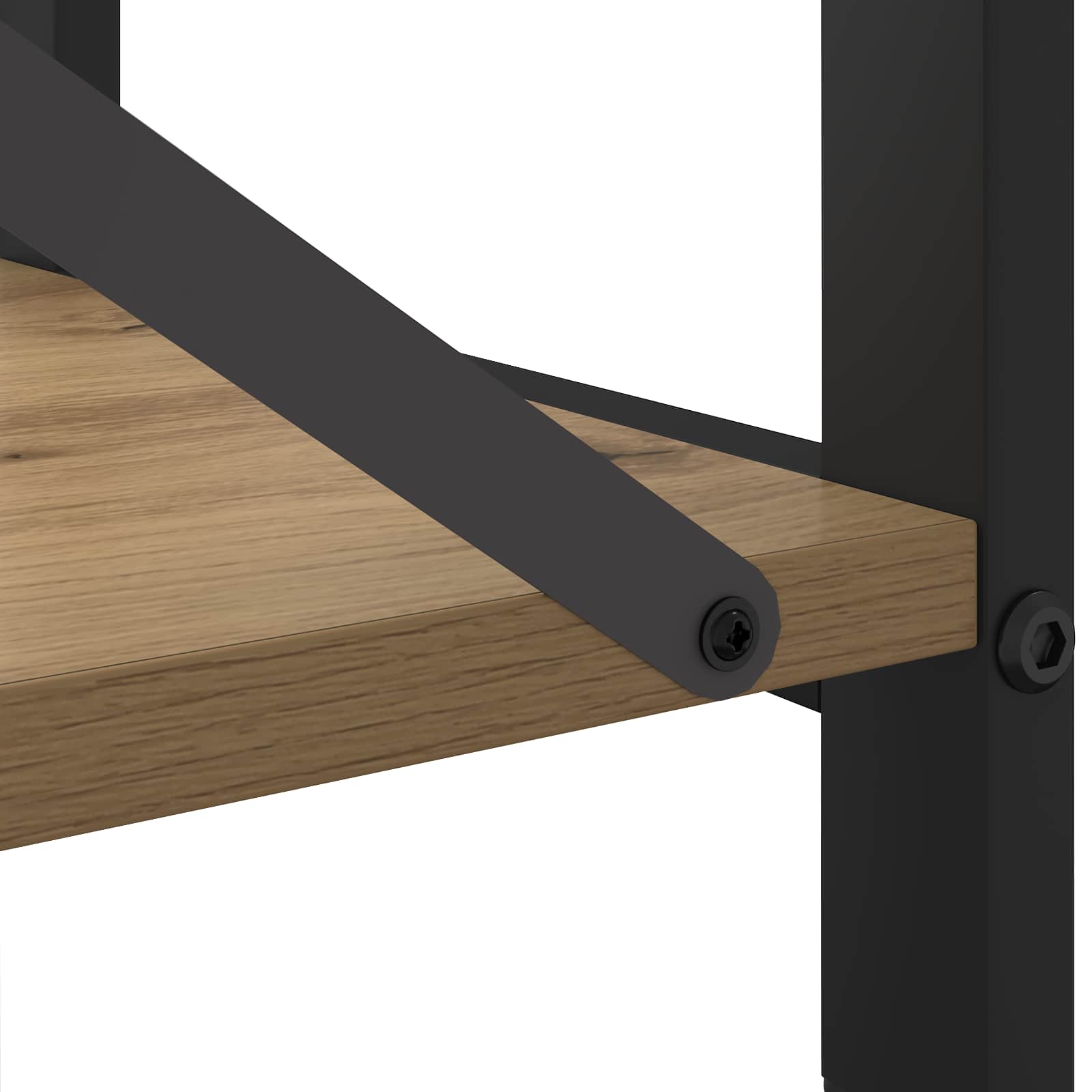 Bokhylla artisan ek 40 x 30 x 83 cm Konstruerat trä