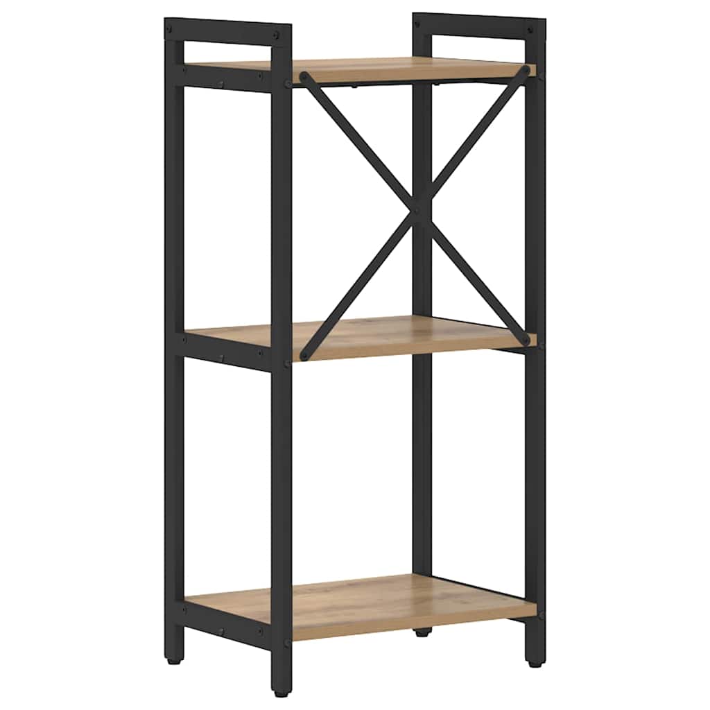 Bokhylla artisan ek 40 x 30 x 83 cm Konstruerat trä