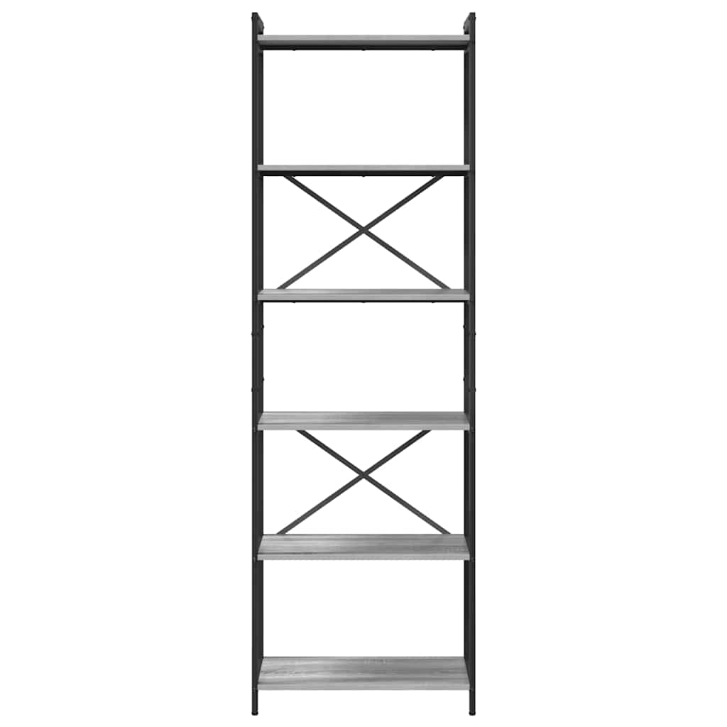 Bokhylla Grå sonoma 60 x 30 x 188 cm Konstruerat trä