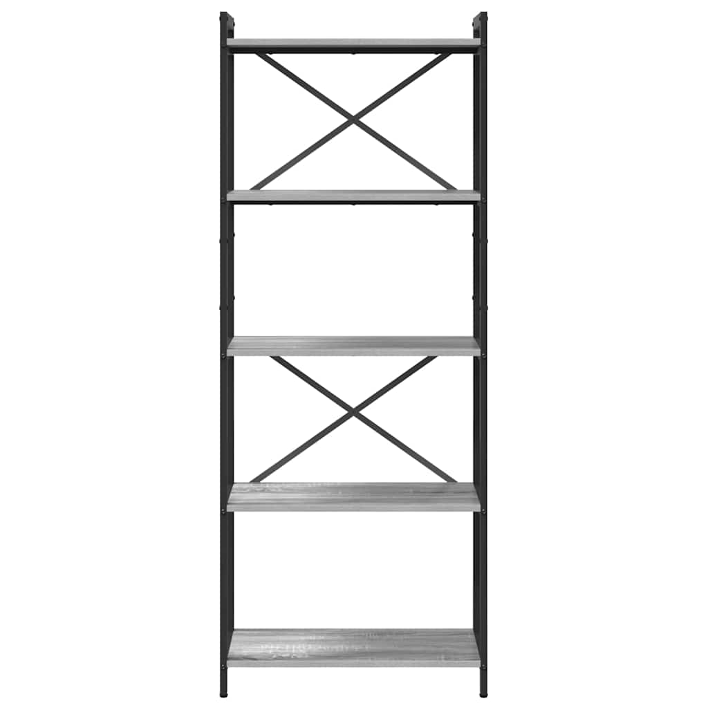 Bokhylla Grå sonoma 60 x 30 x 153 cm Konstruerat trä
