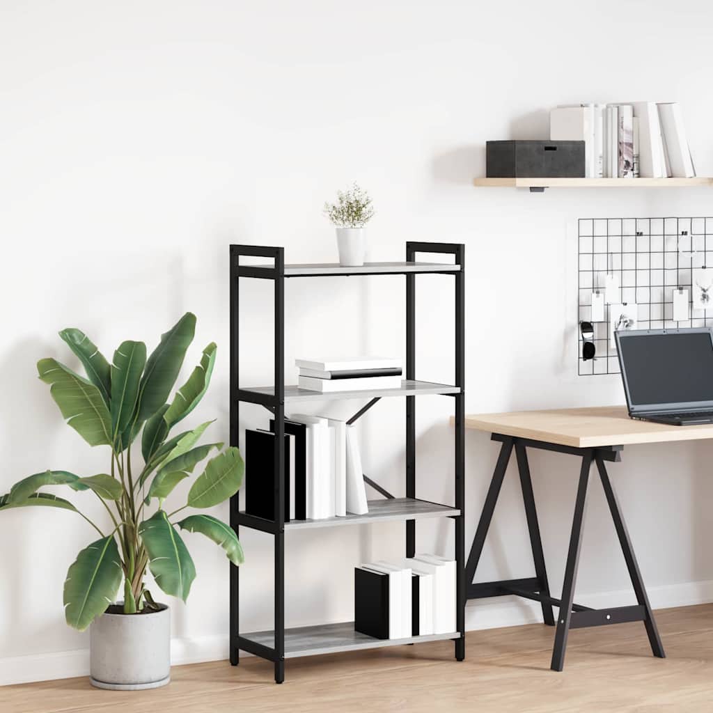 Bokhylla Grå sonoma 60 x 30 x 118 cm Konstruerat trä