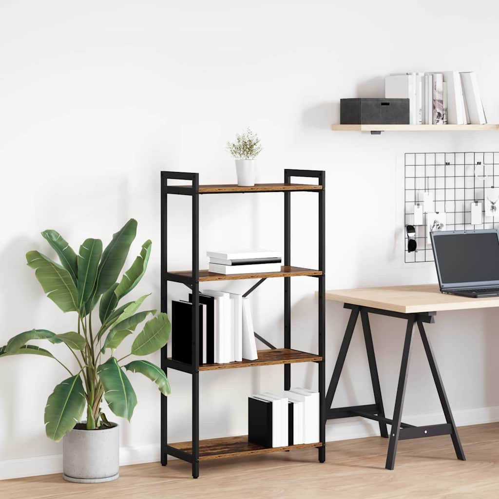 Bokhylla Gammalt trä 60 x 30 x 118 cm Konstruerat trä