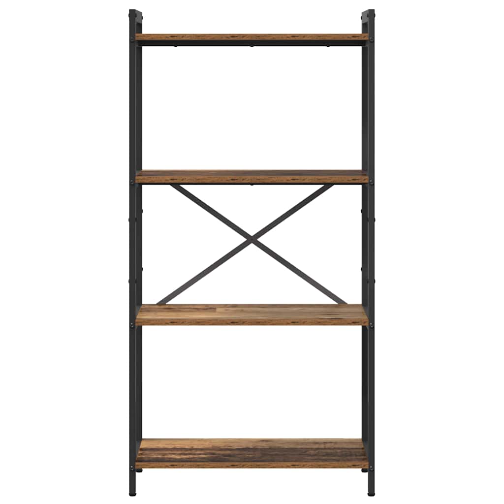 Bokhylla Gammalt trä 60 x 30 x 118 cm Konstruerat trä