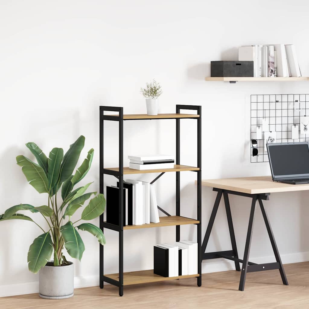 Bokhylla artisan ek 60 x 30 x 118 cm Konstruerat trä