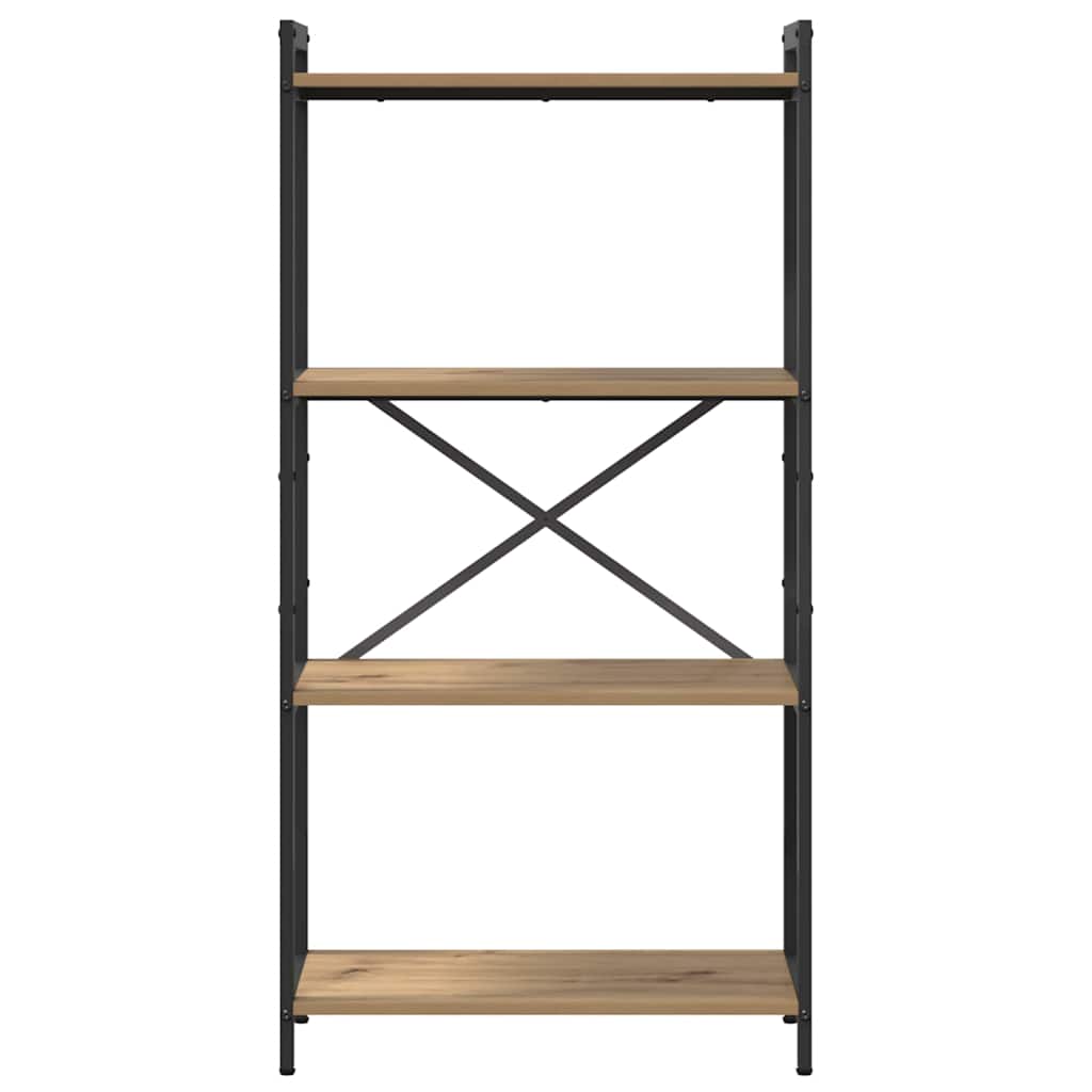 Bokhylla artisan ek 60 x 30 x 118 cm Konstruerat trä