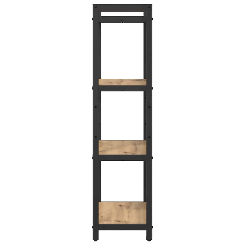 Bokhylla artisan ek 60 x 30 x 118 cm Konstruerat trä