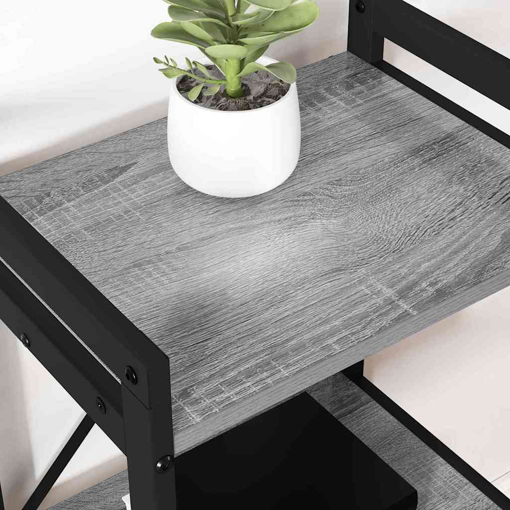 Bokhylla Grå sonoma 60 x 30 x 83 cm Konstruerat trä