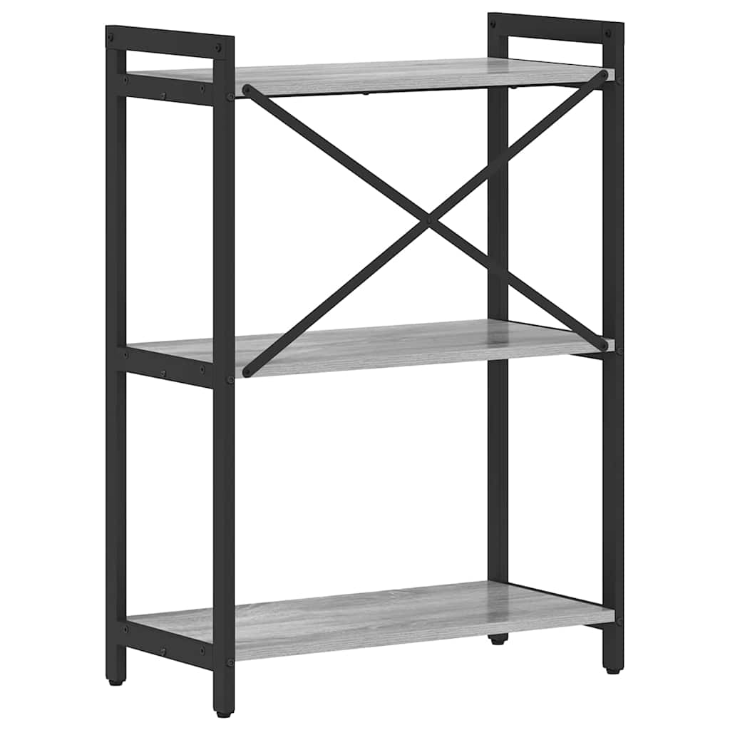 Bokhylla Grå sonoma 60 x 30 x 83 cm Konstruerat trä