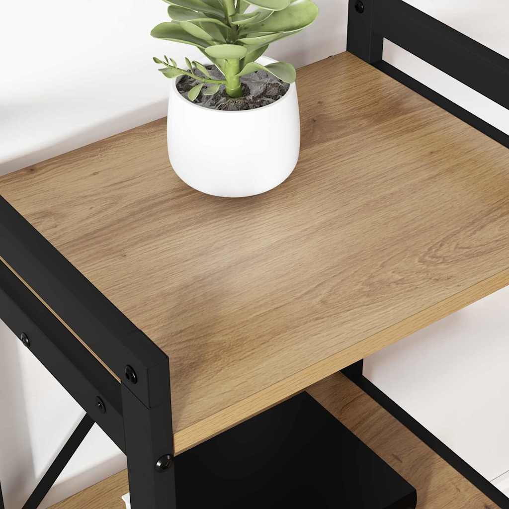 Bokhylla artisan ek 60 x 30 x 83 cm Konstruerat trä