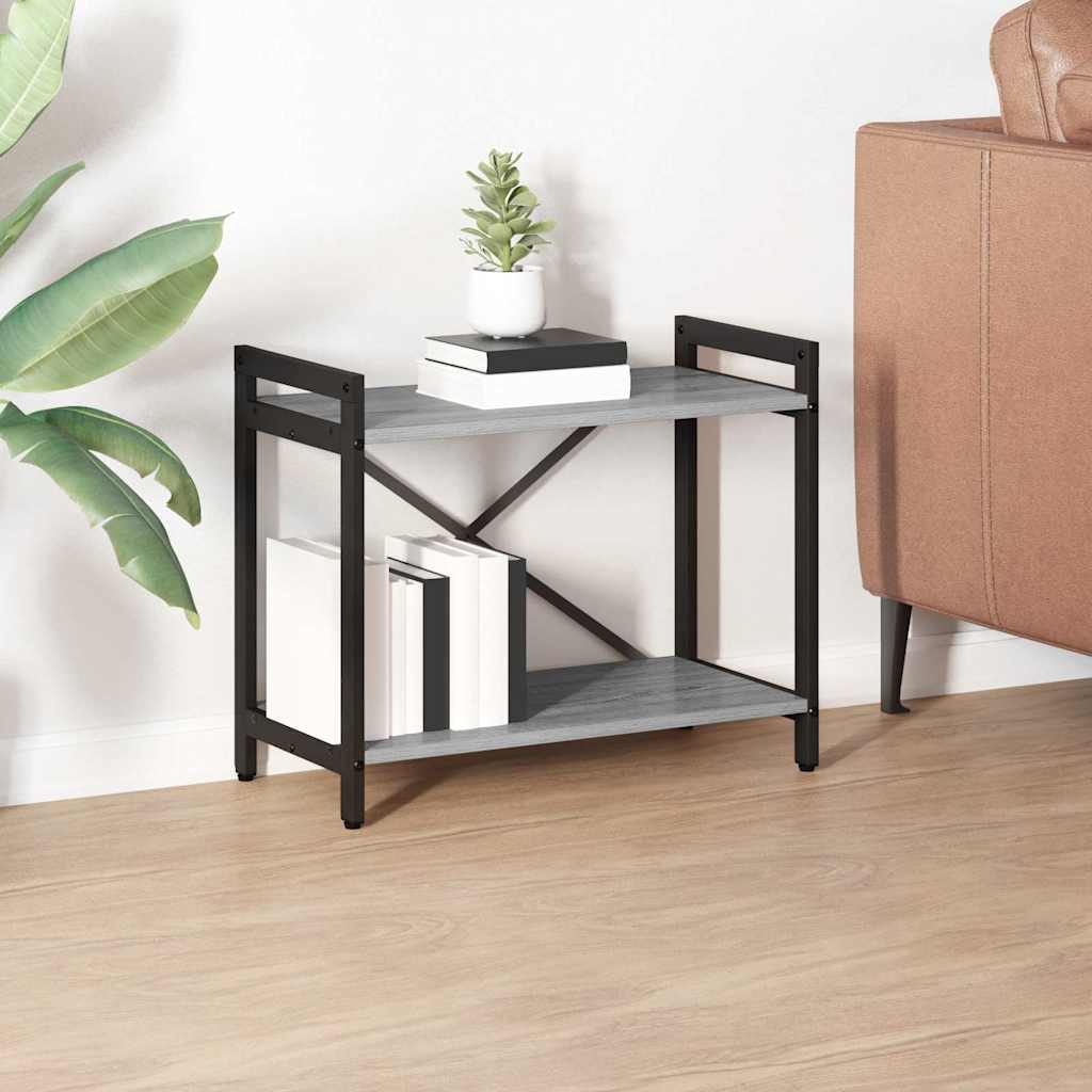 Bokhylla Grå sonoma 60 x 30 x 48.5 cm Konstruerat trä