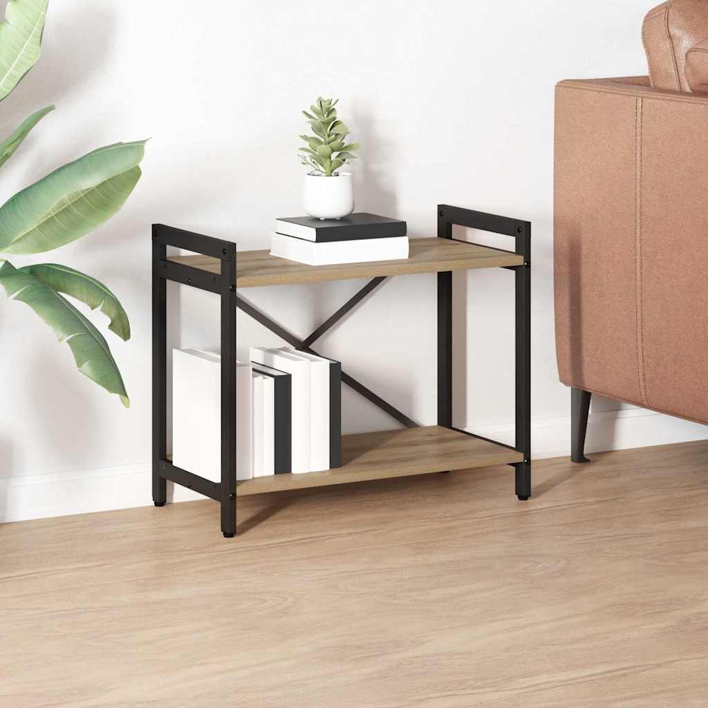 Bokhylla artisan ek 60 x 30 x 48.5 cm Konstruerat trä