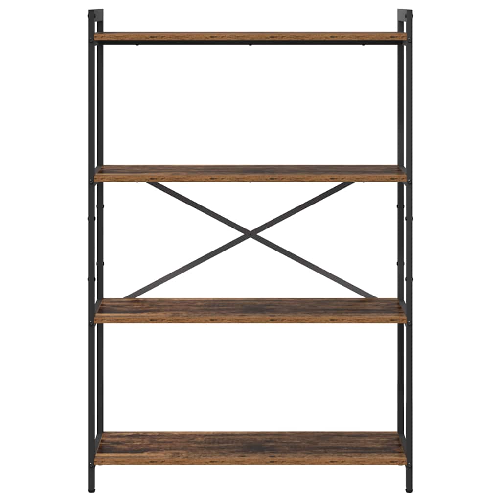 Bokhylla Gammalt trä 80 x 30 x 118 cm Konstruerat trä