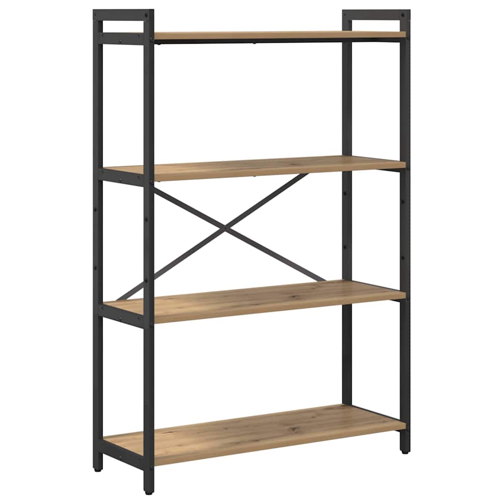 Bokhylla artisan ek 80 x 30 x 118 cm Konstruerat trä