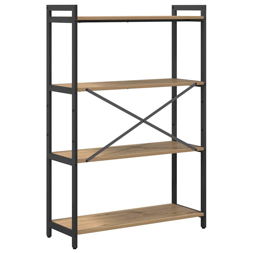 Bokhylla artisan ek 80 x 30 x 118 cm Konstruerat trä