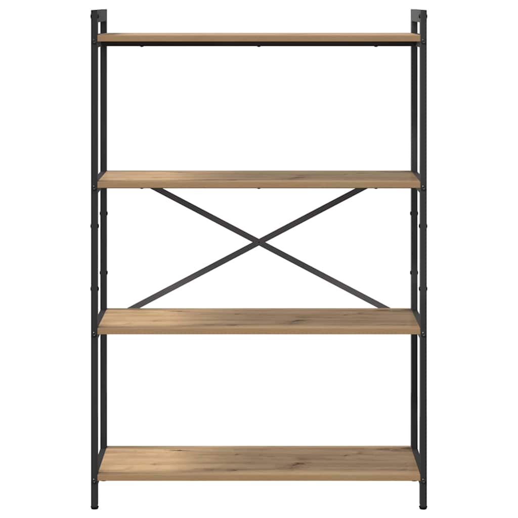 Bokhylla artisan ek 80 x 30 x 118 cm Konstruerat trä