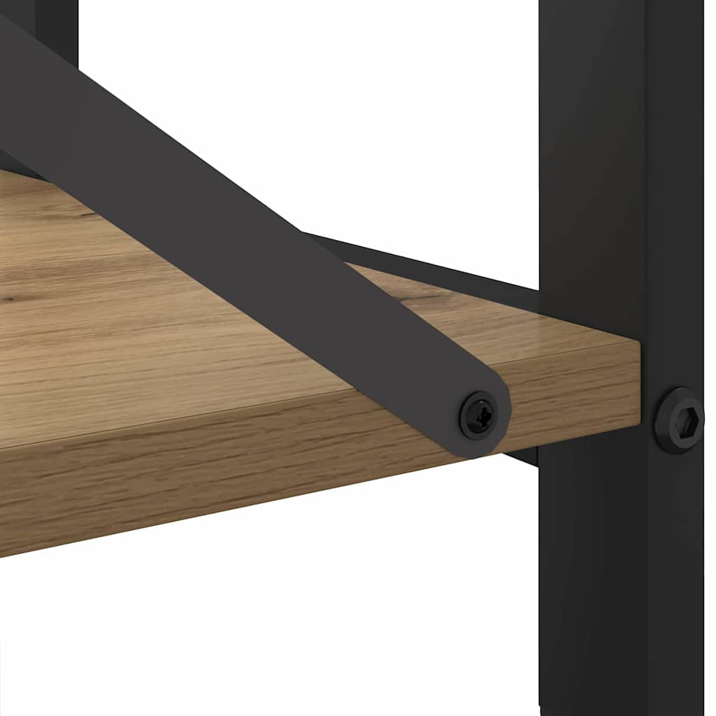 Bokhylla artisan ek 80 x 30 x 83 cm Konstruerat trä