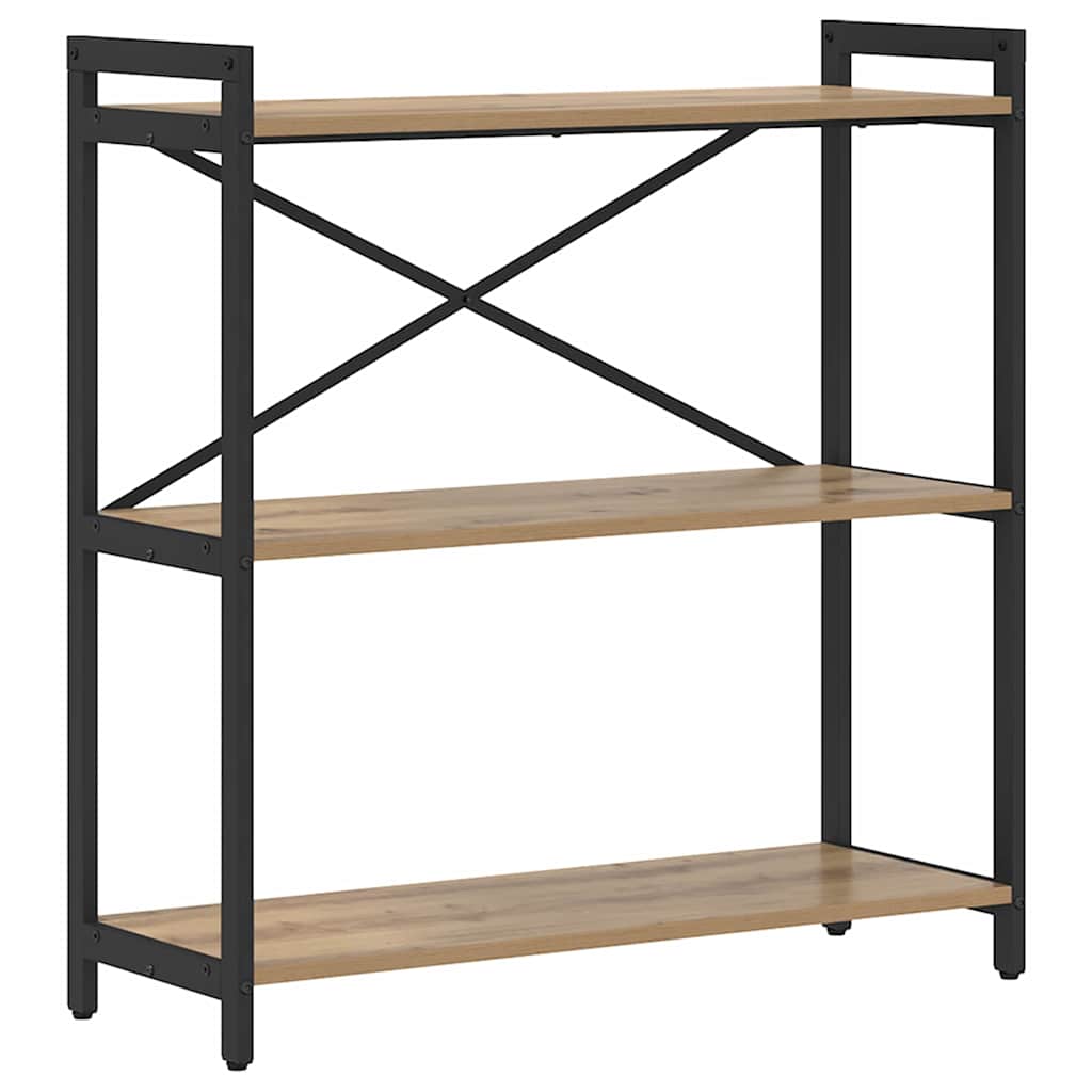 Bokhylla artisan ek 80 x 30 x 83 cm Konstruerat trä