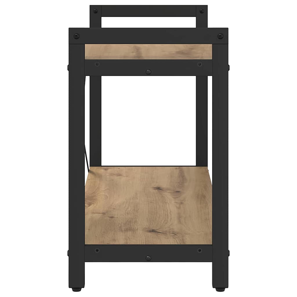 Bokhylla artisan ek 80 x 30 x 48.5 cm Konstruerat trä