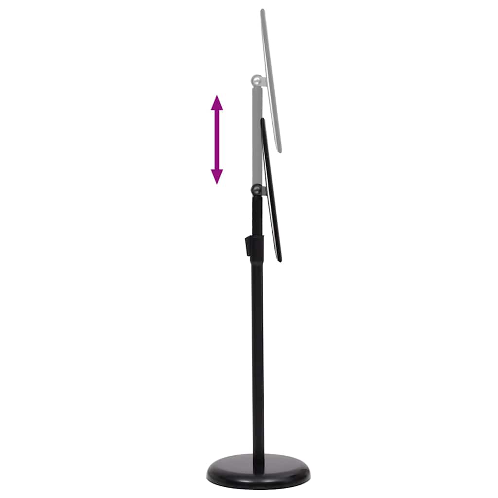 Affischställningar 2 pcs Svart 32.5x 24 x 78 cm