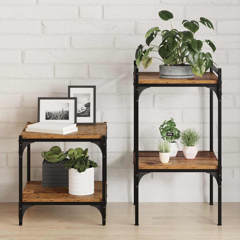 Bokhylla Bräda 4 pcs Brun 40 x 40 x 1.5 cm Konstruerat trä