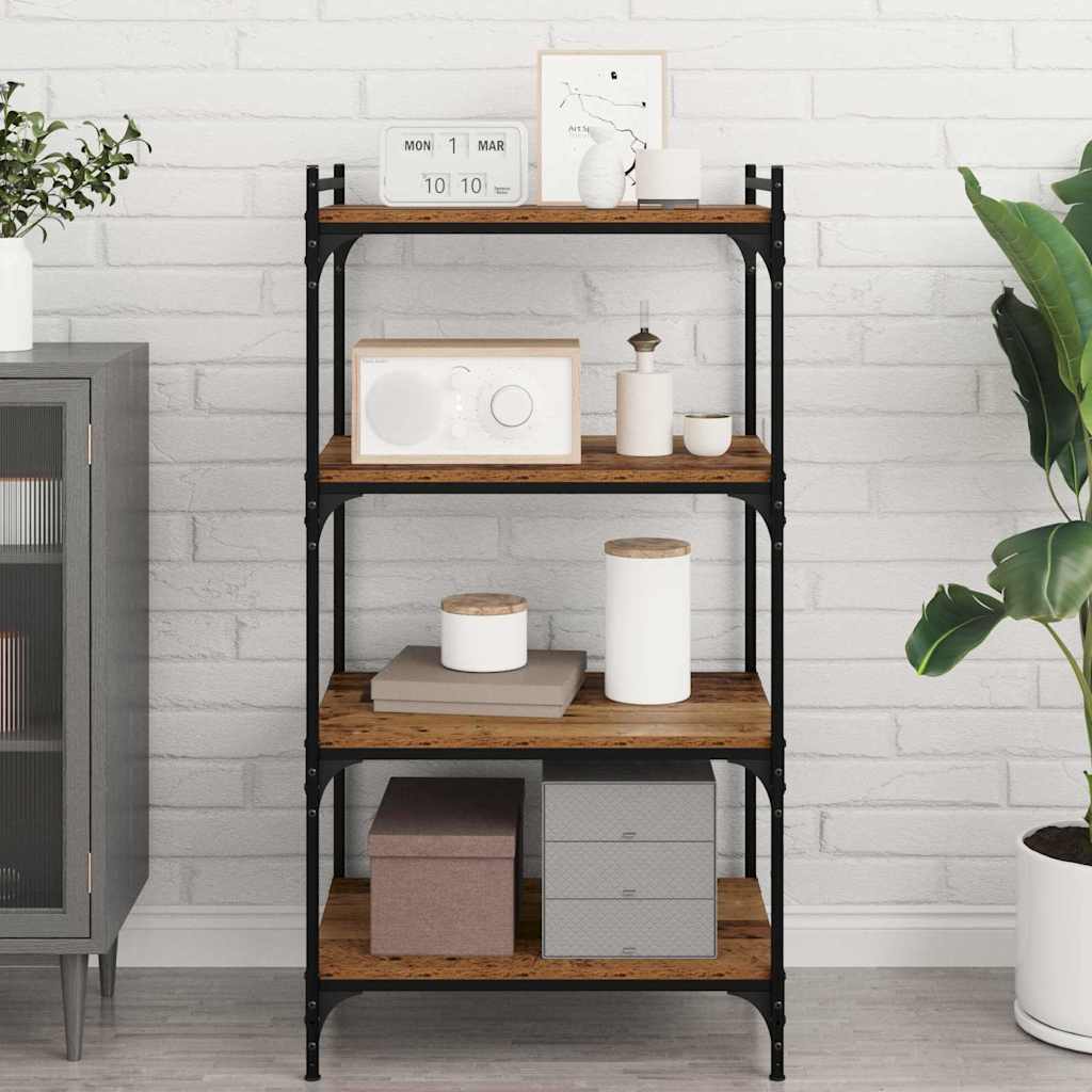 Bokhylla Bräda 4 pcs Brun 60 x 40 x 1.5 cm Konstruerat trä