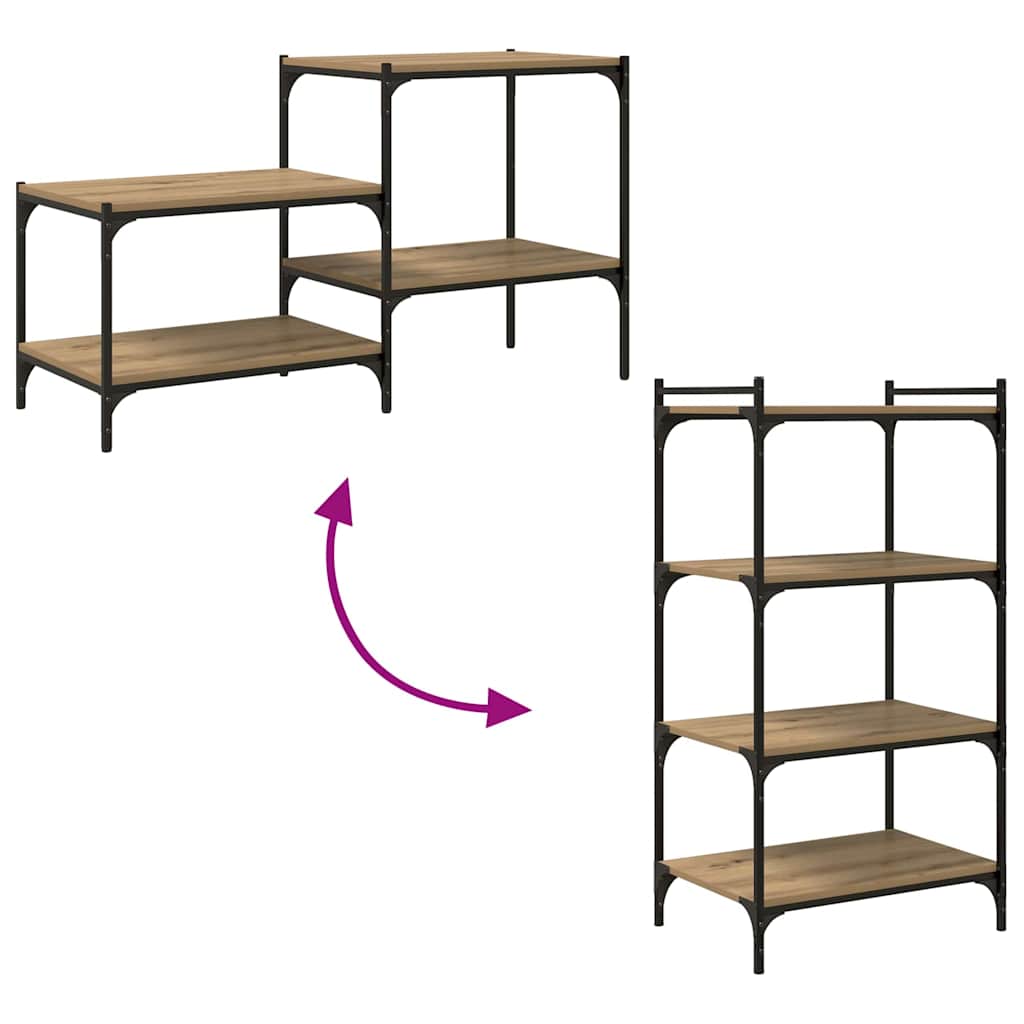 Bokhylla Bräda 4 pcs Brun 60 x 40 x 1.5 cm Konstruerat trä