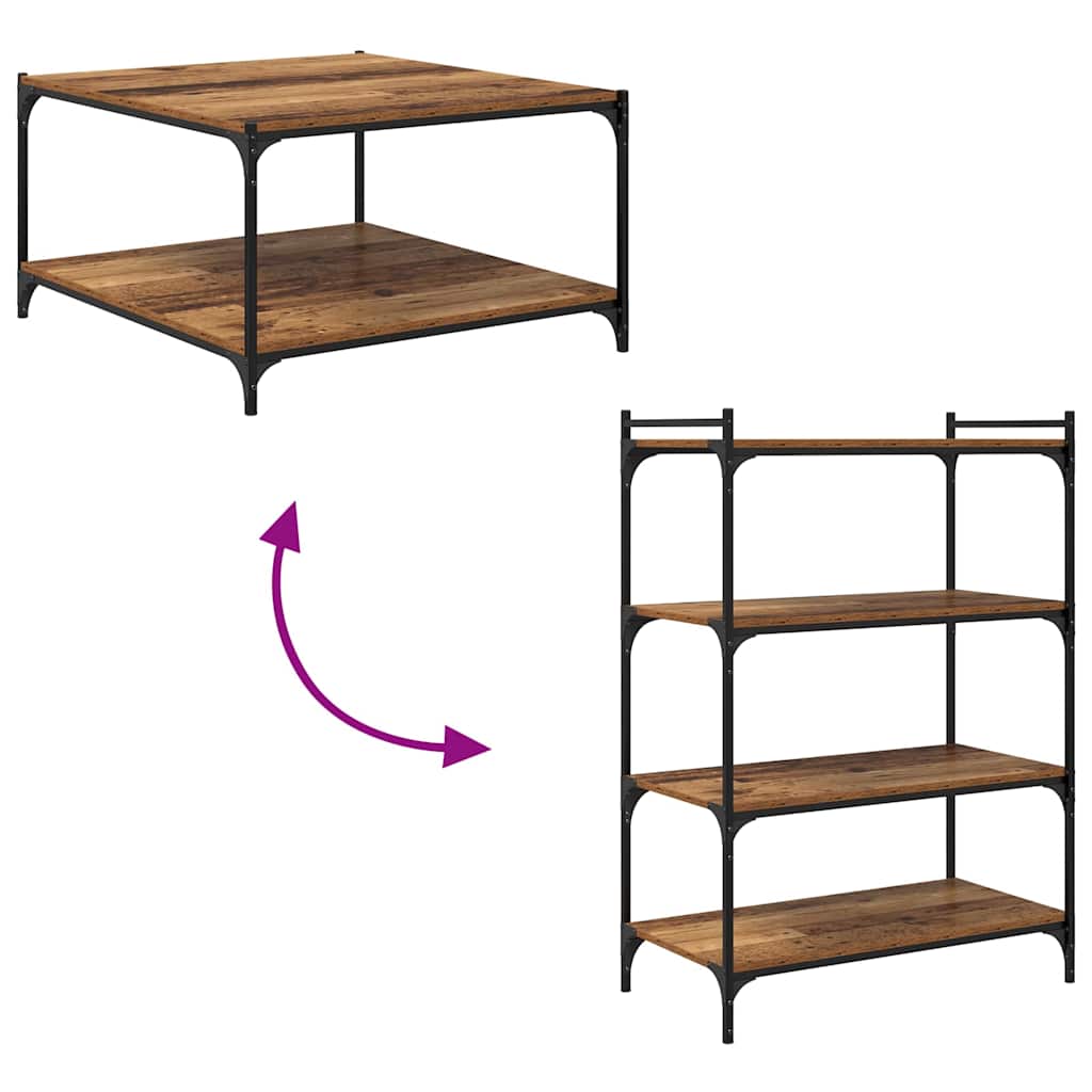 Bokhylla Bräda 4 pcs Brun 80 x 40 x 1.5 cm Konstruerat trä